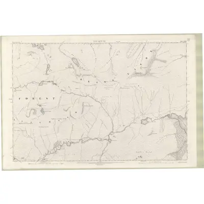 1902 Map of Ross and Cromarty Sheet LXXXII, 1905 Print