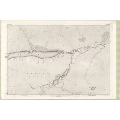 1902 Map of Ross and Cromarty Sheet LXXXIV, 1905 Print