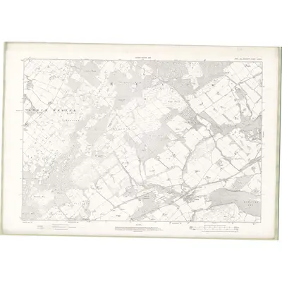 1904 Map of Ross and Cromarty Sheet LXXXIX, 1907 Print