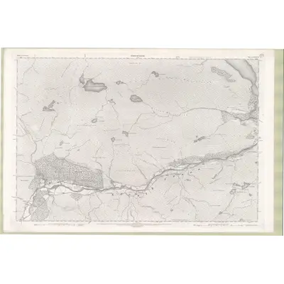 1902 Map of Ross and Cromarty Sheet LXXXVI, 1905 Print