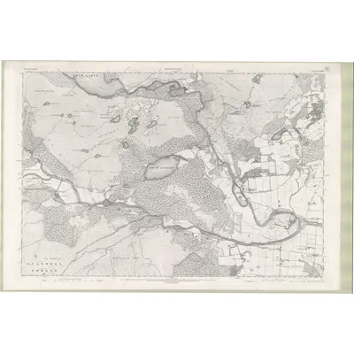 1902 Map of Ross and Cromarty Sheet LXXXVII, 1907 Print