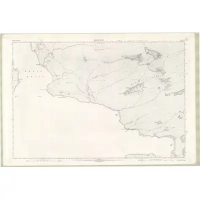 1902 Map of Ross and Cromarty Sheet VII, 1906 Print