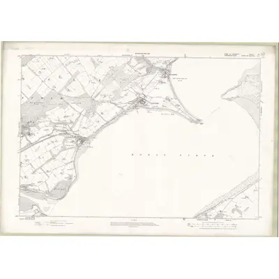 1904 Map of Ross and Cromarty Sheet XC, 1907 Print