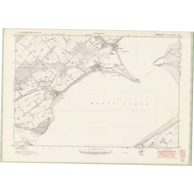 1938 Map of Ross and Cromarty Sheet XC, 1951 Print