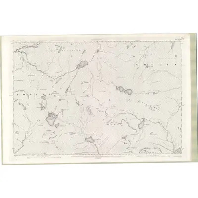 1902 Map of Ross and Cromarty Sheet XCIII, 1905 Print