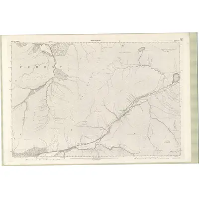 1902 Map of Ross and Cromarty Sheet XCIV, 1905 Print