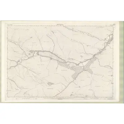 1902 Map of Ross and Cromarty Sheet XCVI, 1905 Print