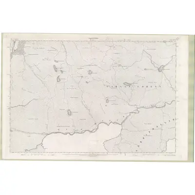 1902 Map of Ross and Cromarty Sheet XCVII, 1905 Print