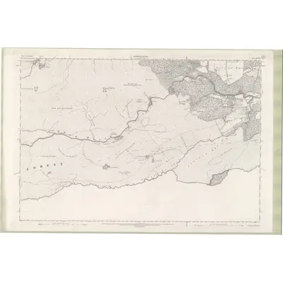 1902 Map of Ross and Cromarty Sheet XCVIII, 1907 Print
