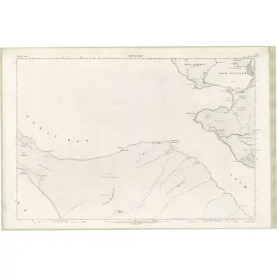 1902 Map of Ross and Cromarty Sheet XIII, 1906 Print