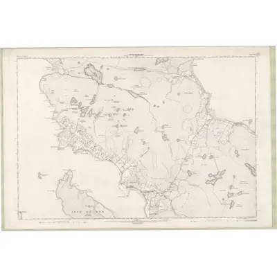 1902 Map of Ross and Cromarty Sheet XIX, 1906 Print