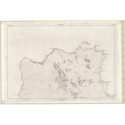 1902 Map of Ross and Cromarty Sheet XIXa, 1906 Print