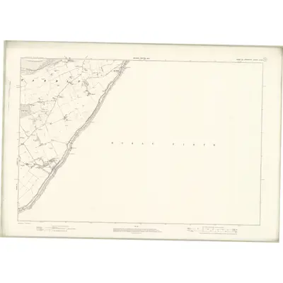 1904 Map of Ross and Cromarty Sheet XLIII, 1907 Print