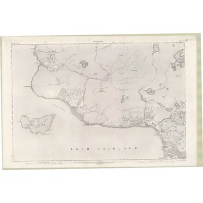 1902 Map of Ross and Cromarty Sheet XLIV, 1905 Print
