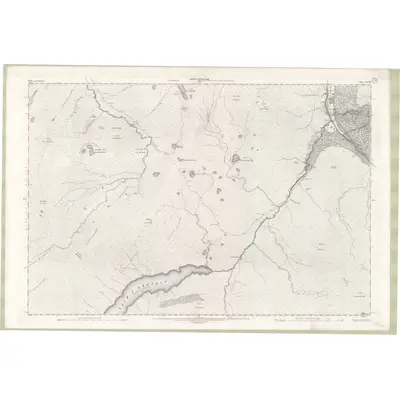 1902 Map of Ross and Cromarty Sheet XLVIII, 1906 Print