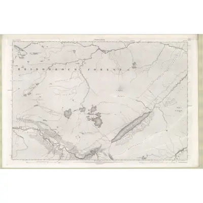 1903 Map of Ross and Cromarty Sheet XV, 1905 Print