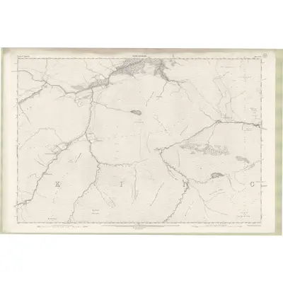 1903 Map of Ross and Cromarty Sheet XVI, 1906 Print