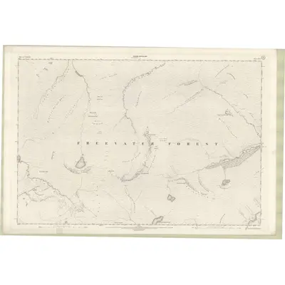 1902 Map of Ross and Cromarty Sheet XXIV, 1905 Print