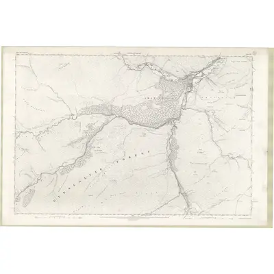 1902 Map of Ross and Cromarty Sheet XXV, 1907 Print
