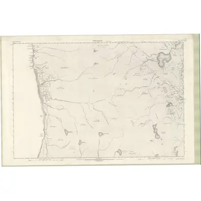 1902 Map of Ross and Cromarty Sheet XXXI, 1905 Print