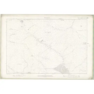 1902 Map of Ross and Cromarty Sheet XXXIX, 1907 Print