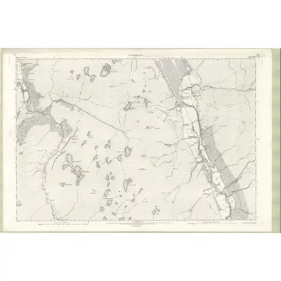 1902 Map of Ross and Cromarty Sheet XXXV, 1906 Print
