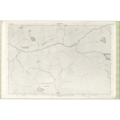 1902 Map of Ross and Cromarty Sheet XXXVII, 1905 Print