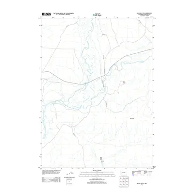 2012 Map of Ross Butte, 2012 Print