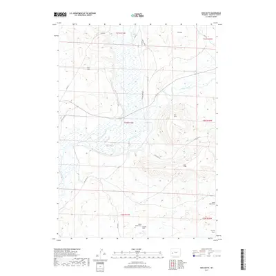 2017 Map of Ross Butte, 2017 Print