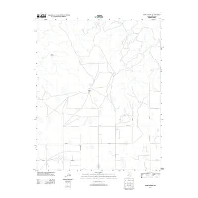 2012 Map of Ross Canyon, 2012 Print