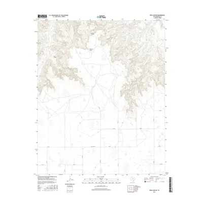 2016 Map of Ross Canyon, 2016 Print