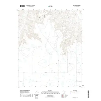 2019 Map of Ross Canyon, 2019 Print