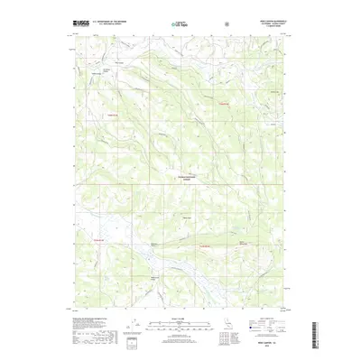 2018 Map of Ross Canyon, 2018 Print