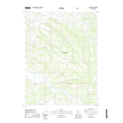 2021 Map of Ross Canyon, 2021 Print