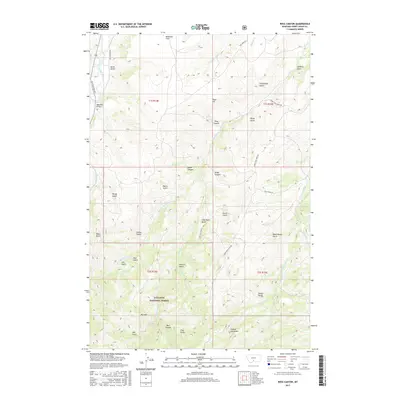2017 Map of Ross Canyon, 2017 Print