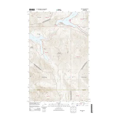 2014 Map of Ross Dam, 2014 Print