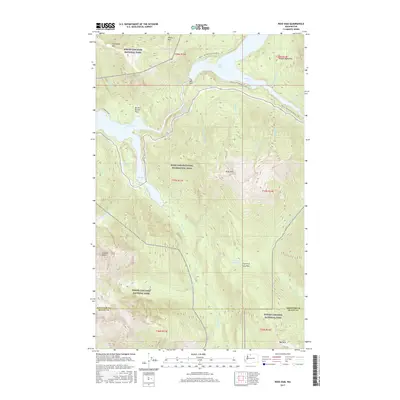 2017 Map of Ross Dam, 2017 Print