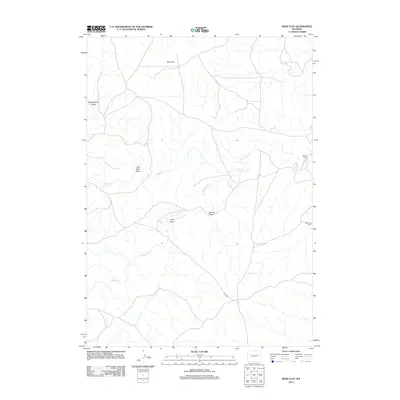 2012 Map of Ross Flat, 2012 Print