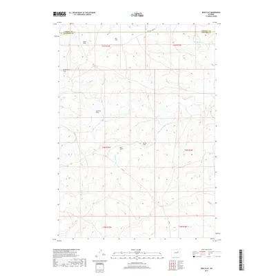 2017 Map of Ross Flat, 2017 Print