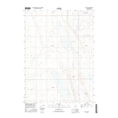 2017 Map of Ross Lake, 2017 Print