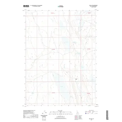2020 Map of Ross Lake, 2020 Print