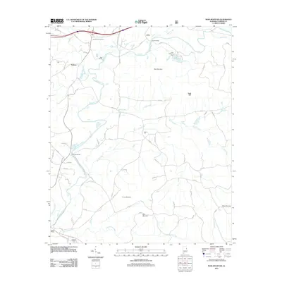 2011 Map of Ross Mountain, 2011 Print
