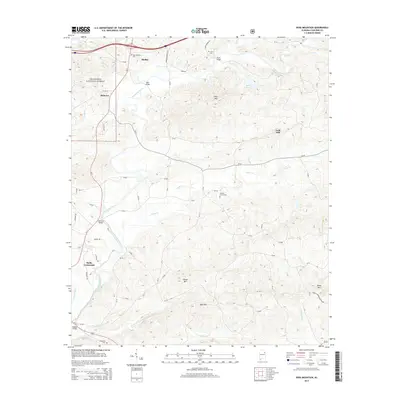 2014 Map of Ross Mountain, 2014 Print