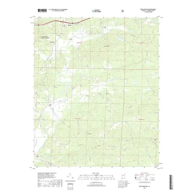 2018 Map of Ross Mountain, 2018 Print