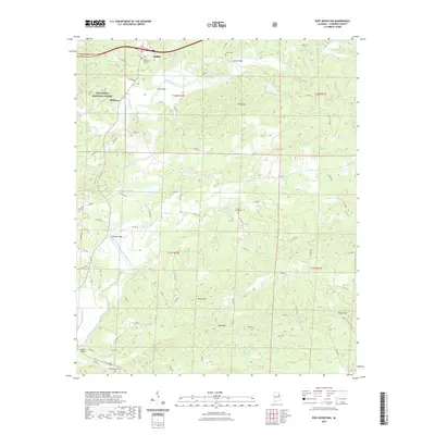 2021 Map of Ross Mountain, 2021 Print