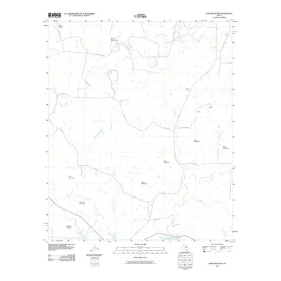 2010 Map of Ross Mountain, 2010 Print