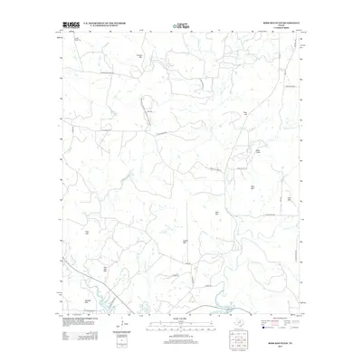 2012 Map of Ross Mountain, 2012 Print