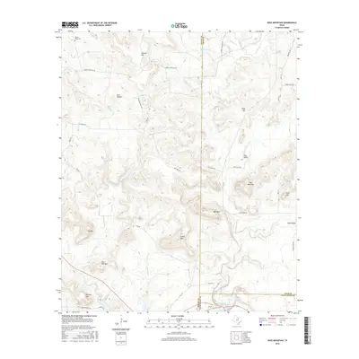2016 Map of Ross Mountain, 2016 Print