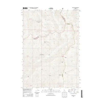 2013 Map of Ross Peak, 2013 Print