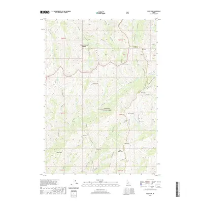2020 Map of Ross Peak, 2020 Print
